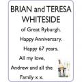 BRIAN and TERESA WHITESIDE