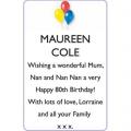 MAUREEN COLE