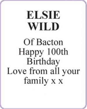 ELSIE WILD