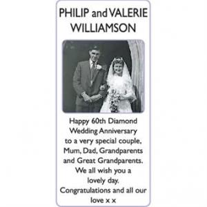 PHILIP and VALERIE WILLIAMSON