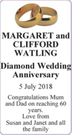 MARGARET and CLIFFORD WATLING