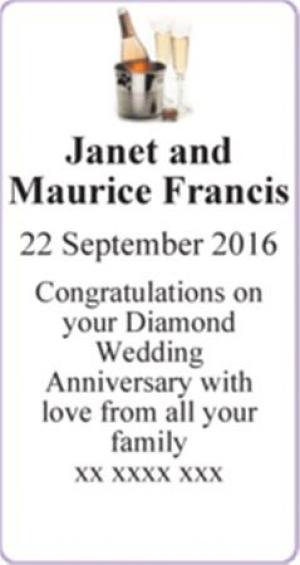 Janet and Maurice Francis